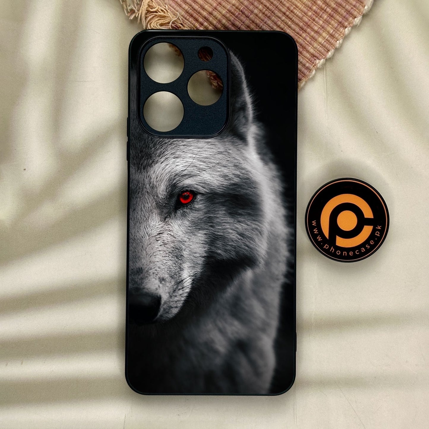 Realme Note 70 - Wolf Design 10 - Premium Metal Printed Soft Bumper Shock Proof Case
