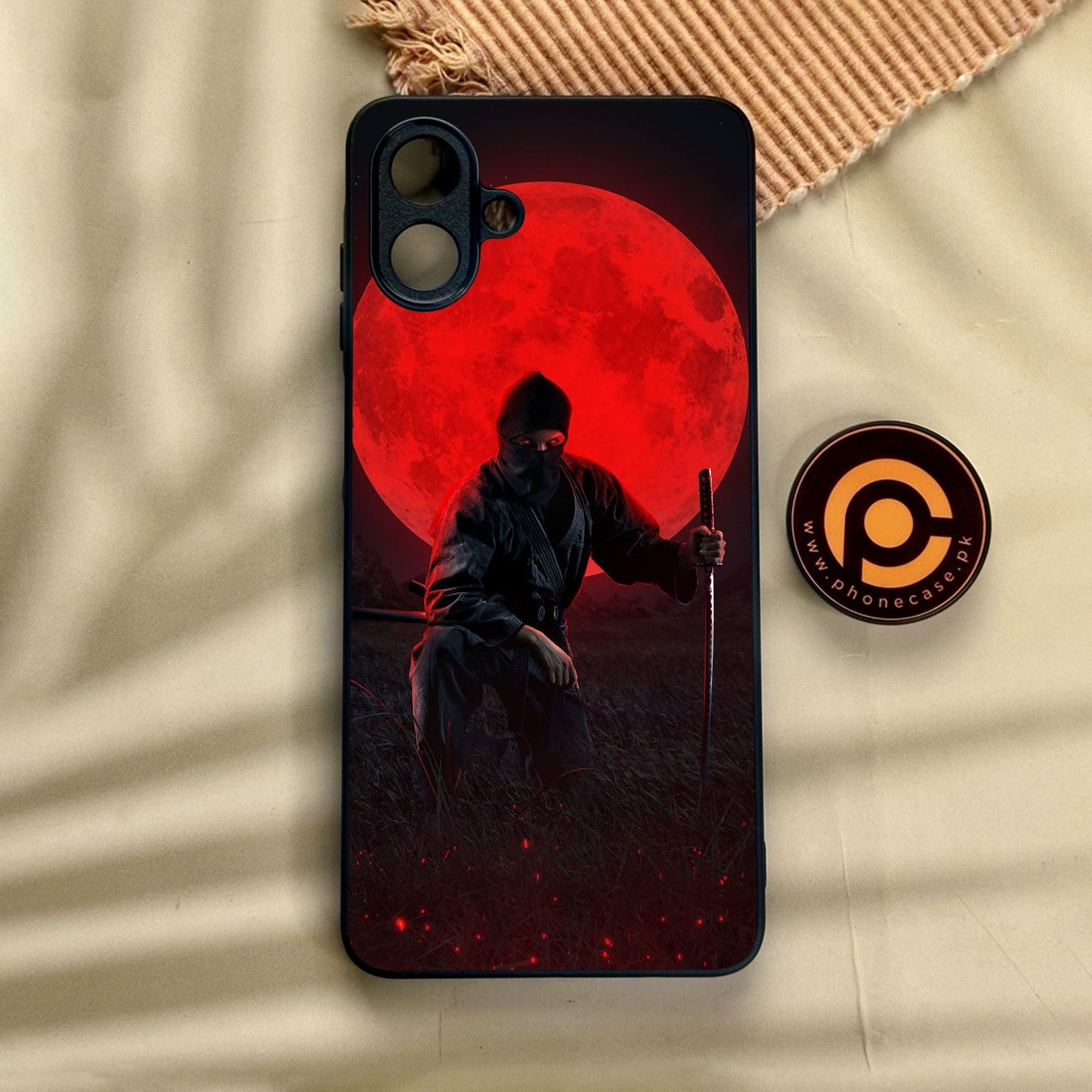 Samsung Galaxy A07 - Ninja Design 10 - Premium Metal Printed Soft Bumper Shock Proof Case