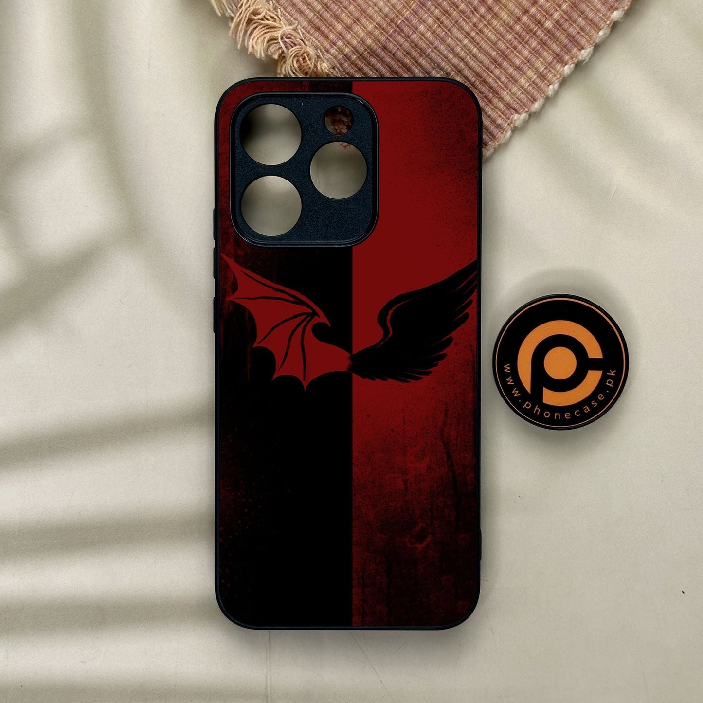 Realme 15T - Angel 2.0 Design 6 - Premium Metal Printed Soft Bumper Shock Proof Case