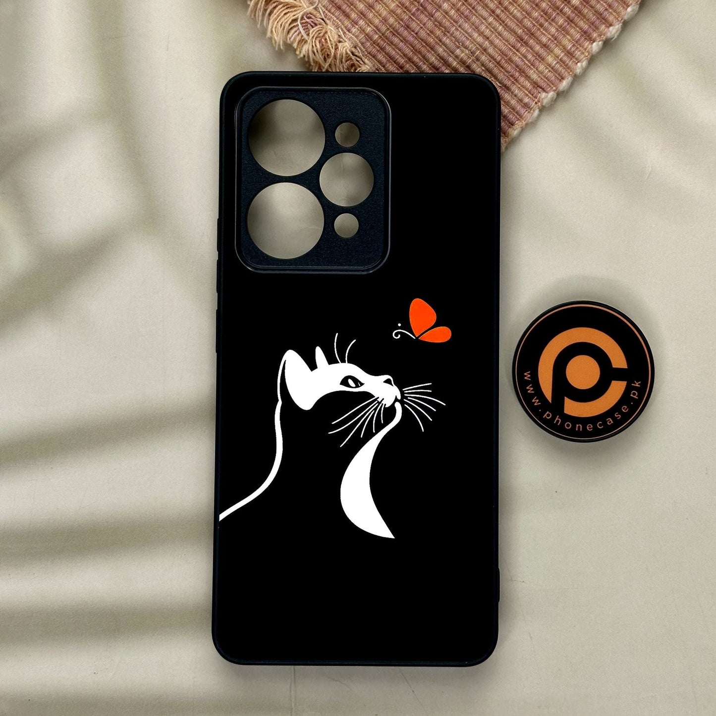 Realme 15 - Minimalistic Design 3 - Premium Metal Printed Soft Bumper Shock Proof Case