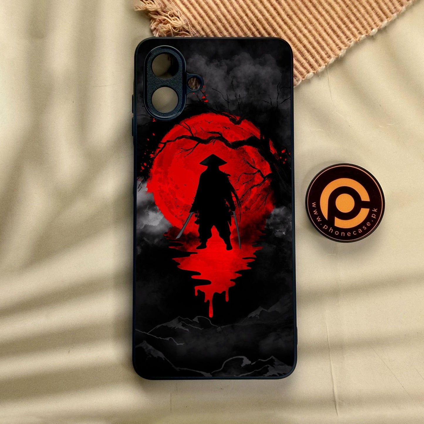 Samsung Galaxy A07 - Ninja Design 3 - Premium Metal Printed Soft Bumper Shock Proof Case