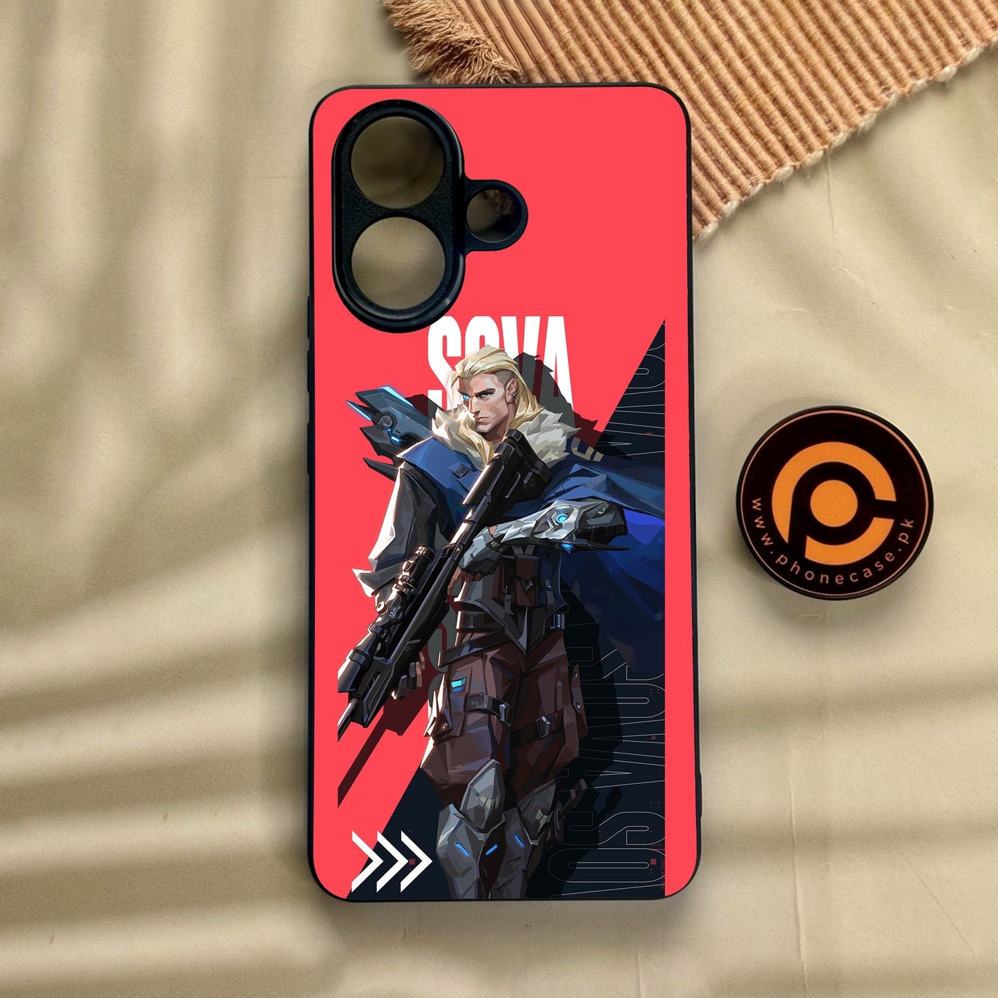 Vivo V60 Lite - Battle-Ready Design 7 - Premium Metal Printed Soft Bumper Shock Proof Case