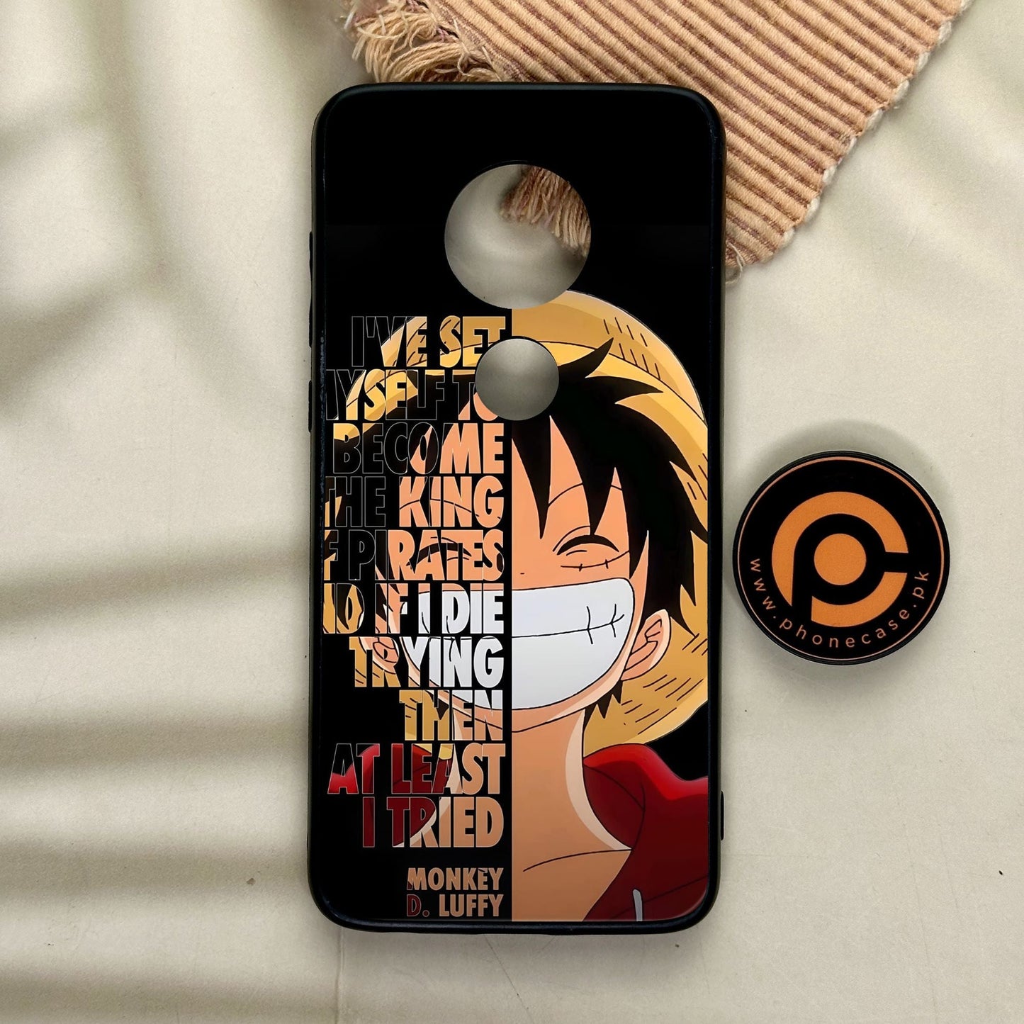 Motorola Moto G7 - Anime - Premium Metal Printed Soft Bumper Shock Proof Case
