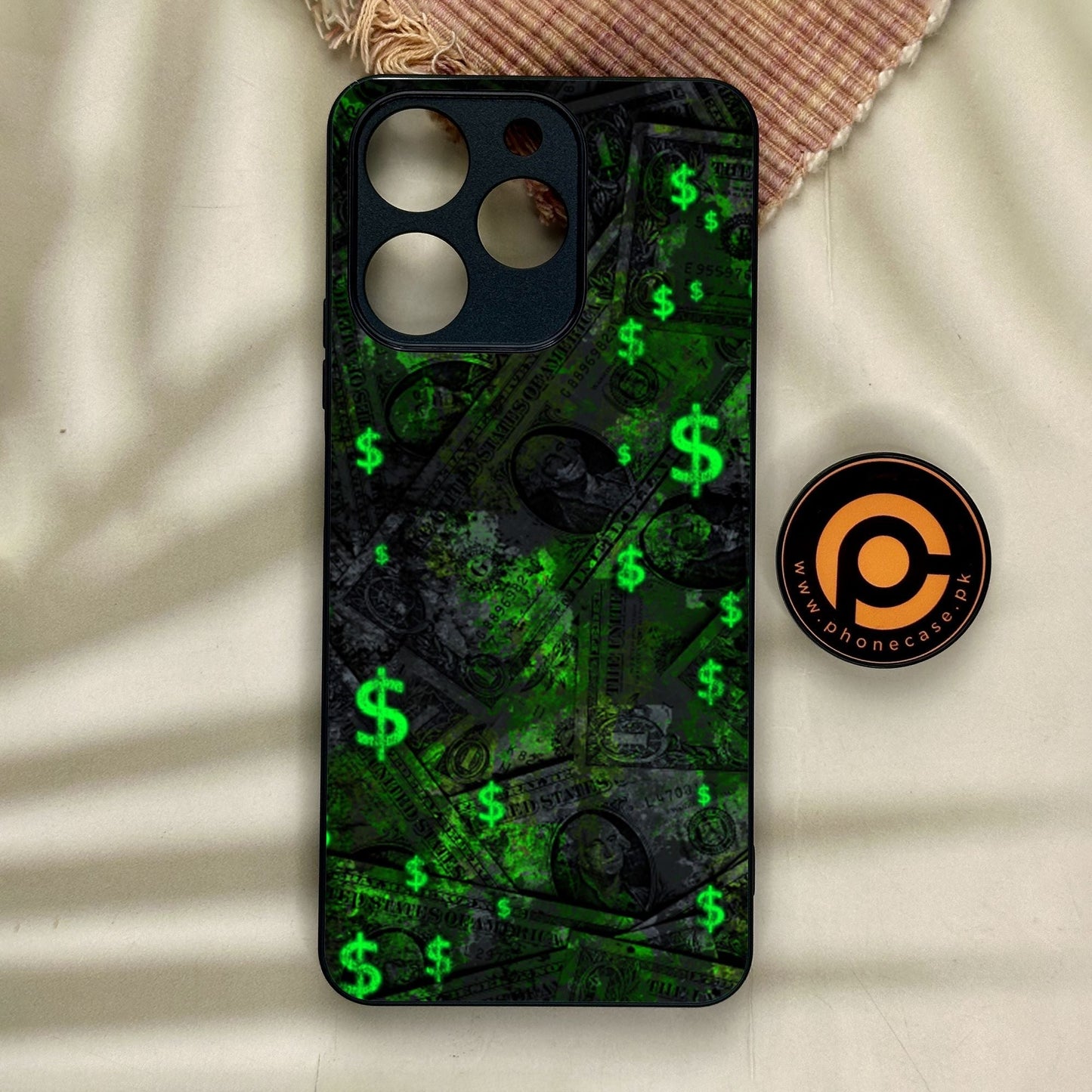 Realme Note 70 - Dollar Design 5 - Premium Metal Printed Soft Bumper Shock Proof Case