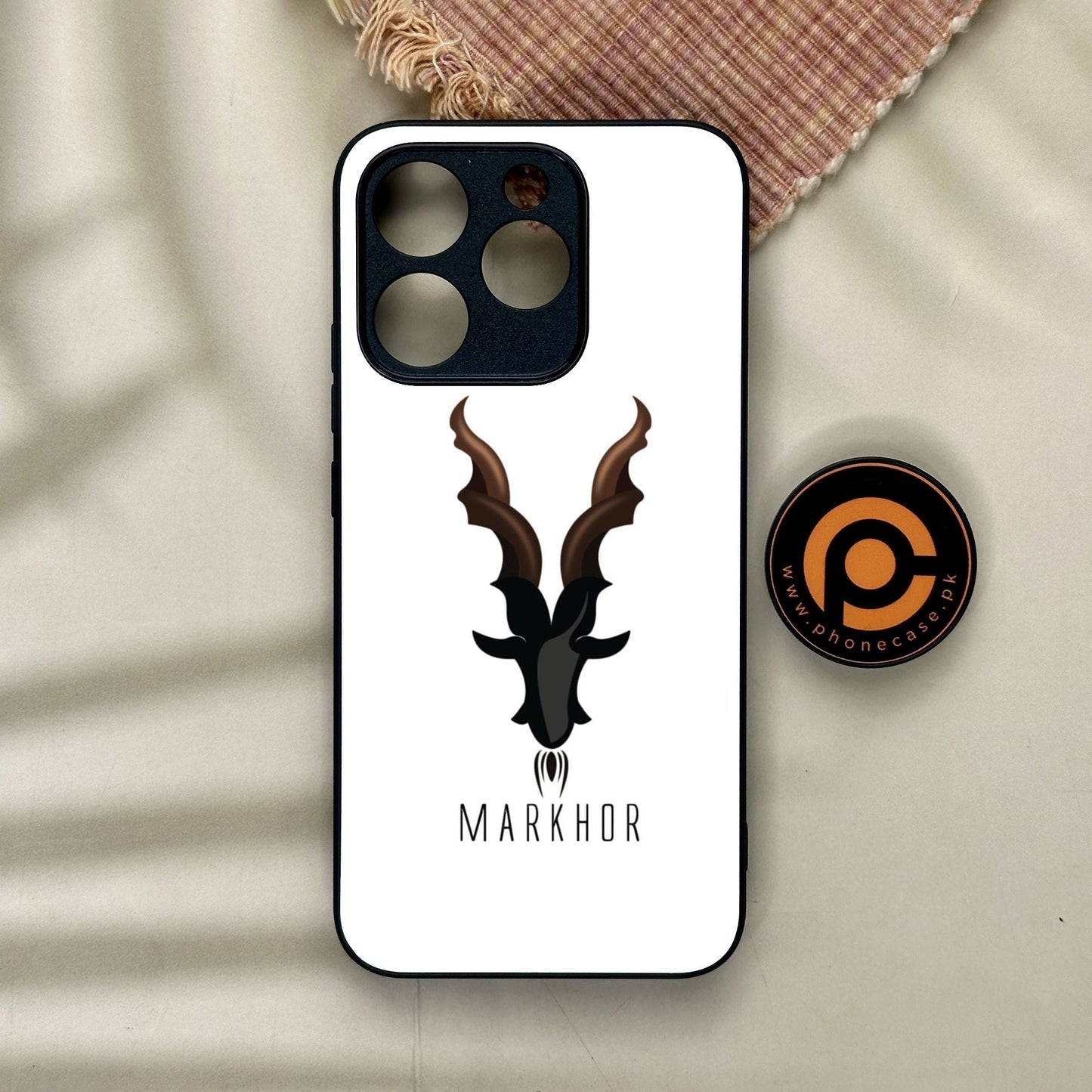 Realme 15T - Markhor Design 2 - Premium Metal Printed Soft Bumper Shock Proof Case