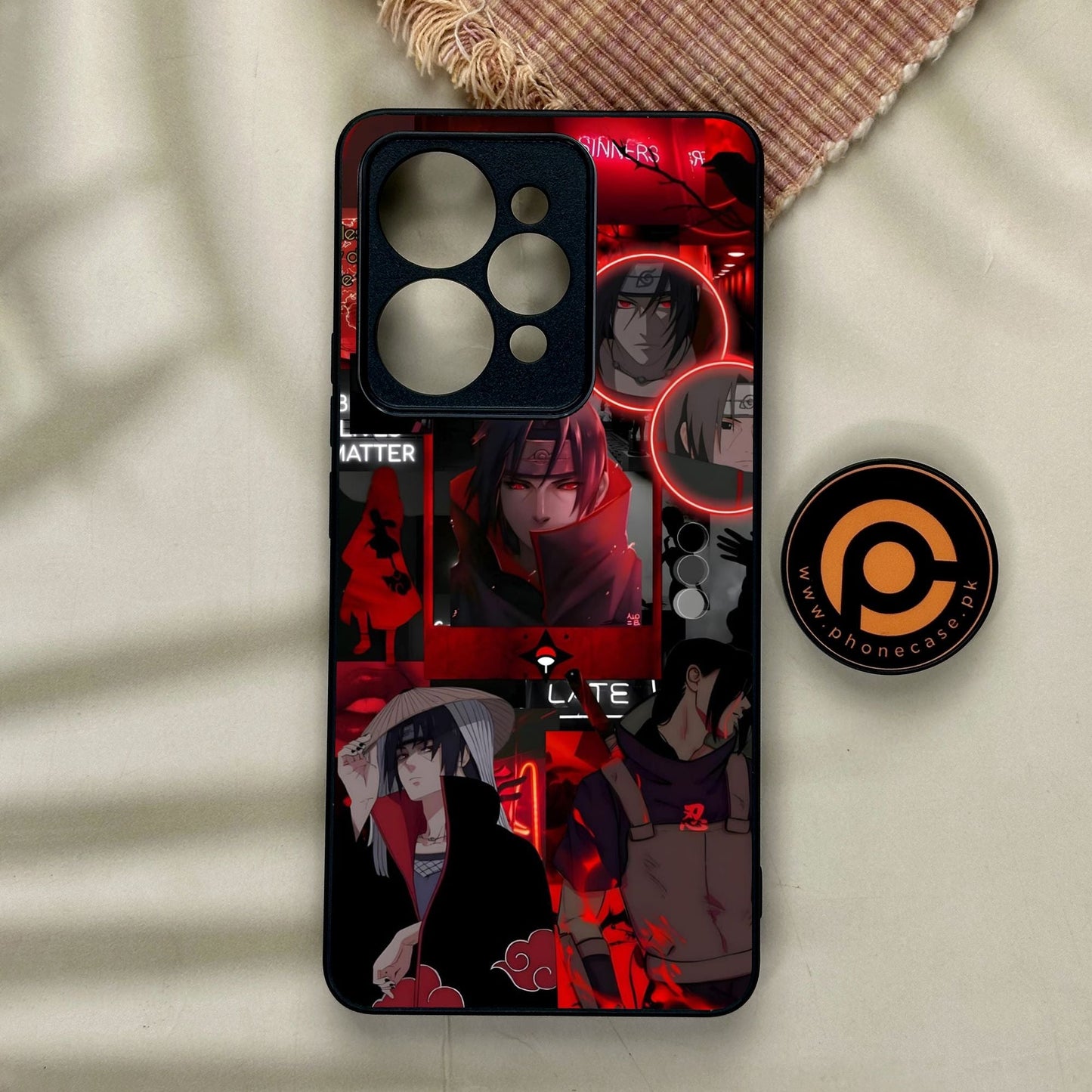 Realme 15 Pro - Itachi Aesthetic - Premium Metal Printed Soft Bumper Shock Proof Case