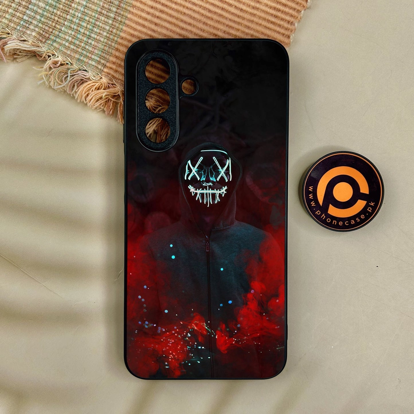 Samsung Galaxy A17 - Anonymous 2.0 Design 3 - Premium Metal Printed Soft Bumper Shock Proof Case