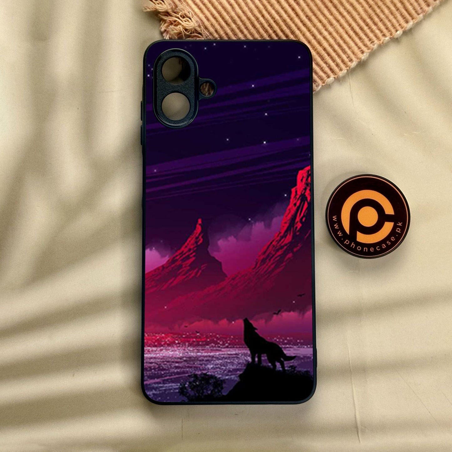 Samsung Galaxy A07 - Wolf Design 7 - Premium Metal Printed Soft Bumper Shock Proof Case