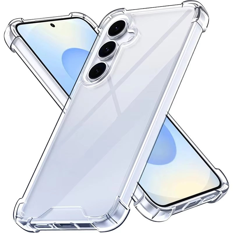 Samsung Galaxy S25 FE - Anti Crash Shock Proof Transparent Case