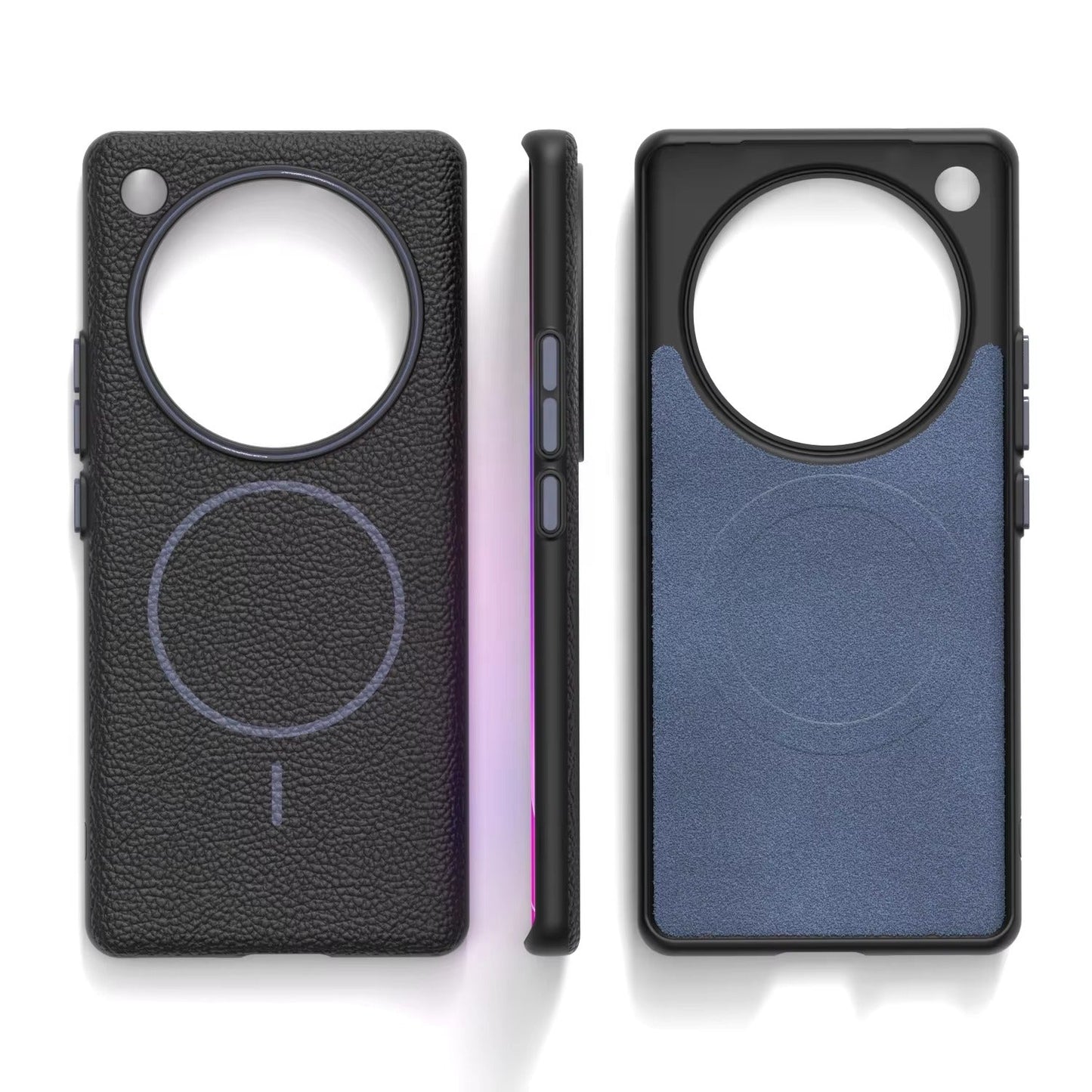 Infinix Zero 40 - Branded Leather Texture MagSafe Compatible Anti-Slip Soft Case