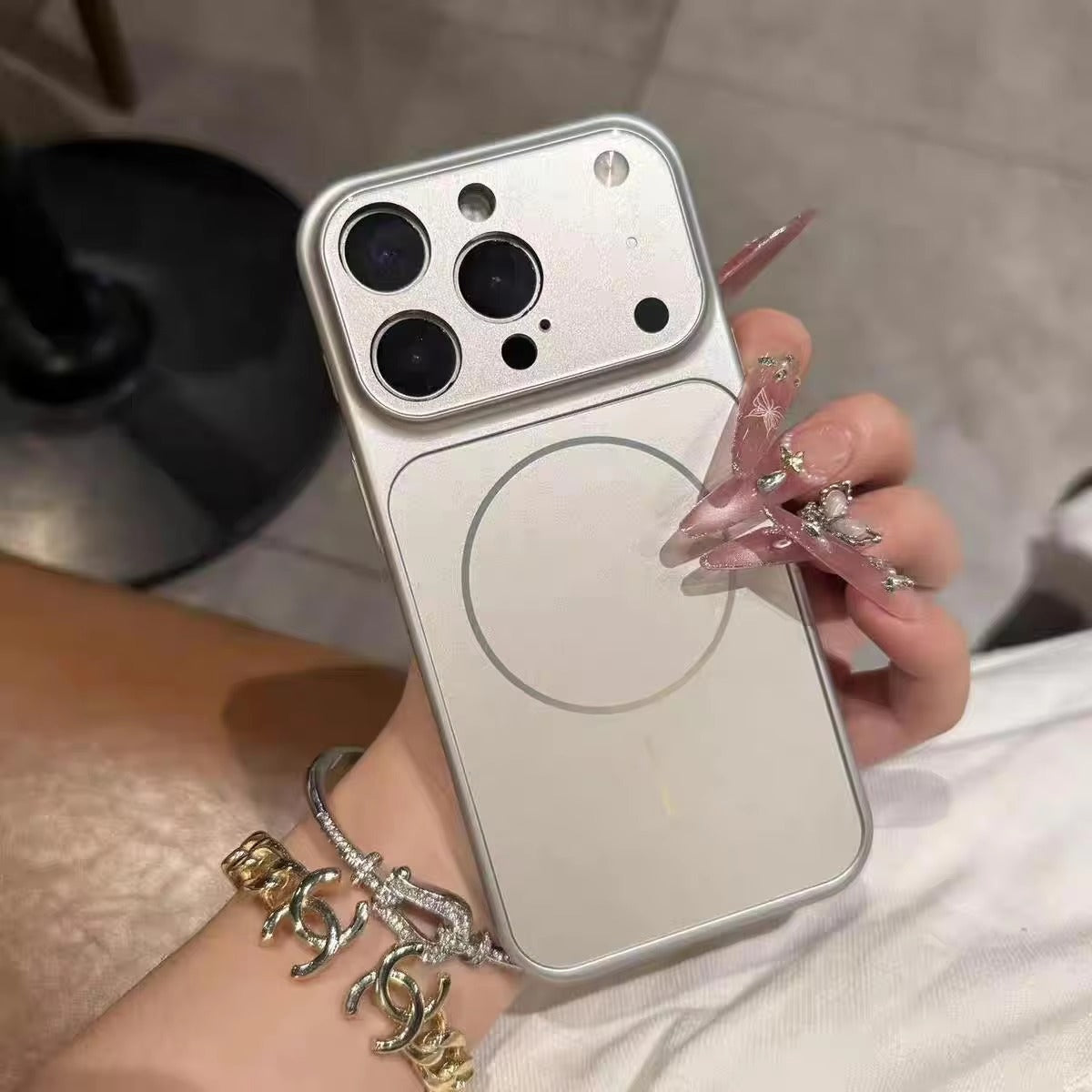 iPhone 11 Pro Max Converter Cover - Upgrade to iPhone 17 Pro Max Matte MagSafe Case with Built-in Camera Lens