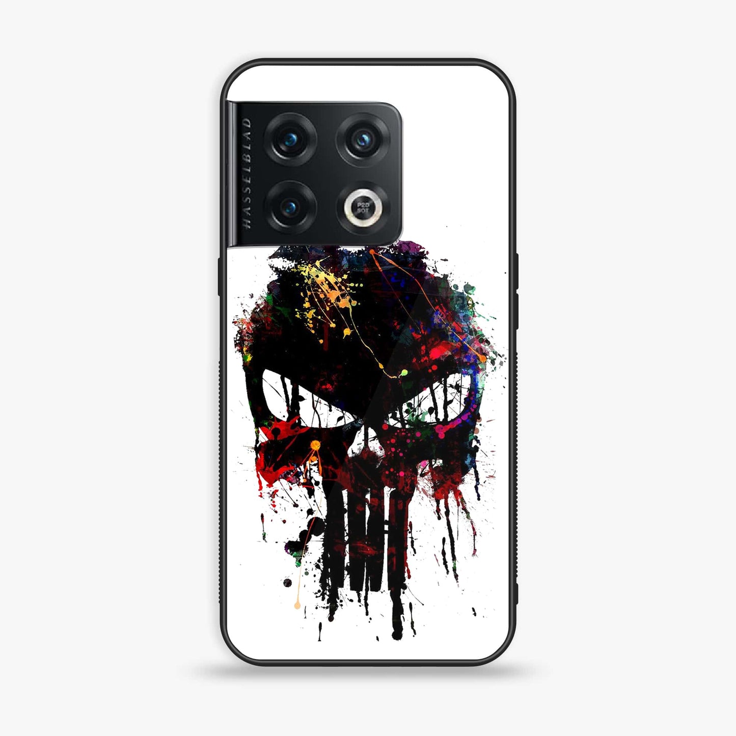 OnePlus 10 Pro - Punisher Skull Design - Premium Printed Glass soft Bumper Shock Proof Case CS-39042