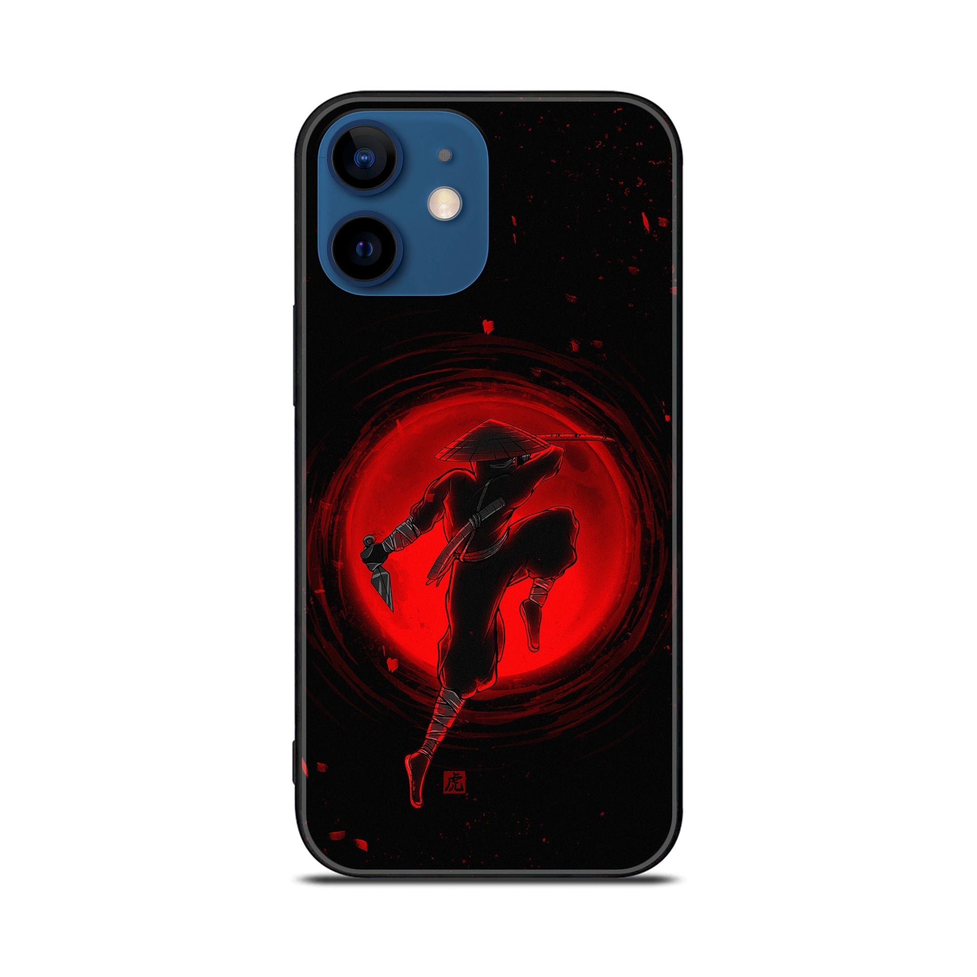 iPhone 12 Mini Ninja Design 5   Premium Metal Printed soft Bumper shock Proof Case CS-38961