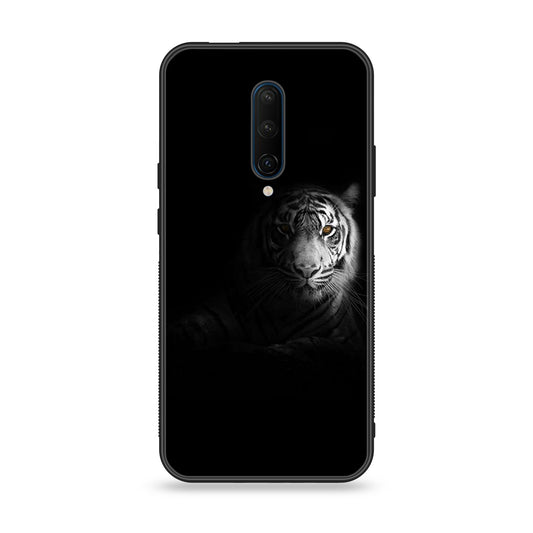 OnePlus 7 Pro - Tiger Art Design 10 - Premium Metal Printed soft Bumper Shock Proof Case  CS-39083