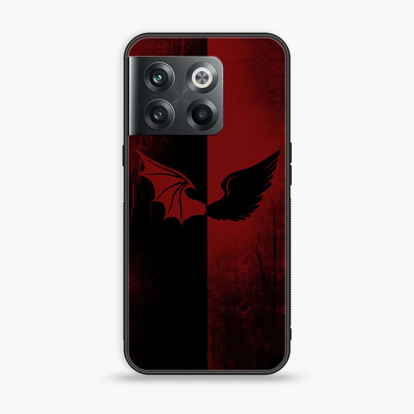 Oneplus 10T  Angel Wings 2.0 Design 3 Premium Printed Glass soft Bumper shock Proof Case CS-39050