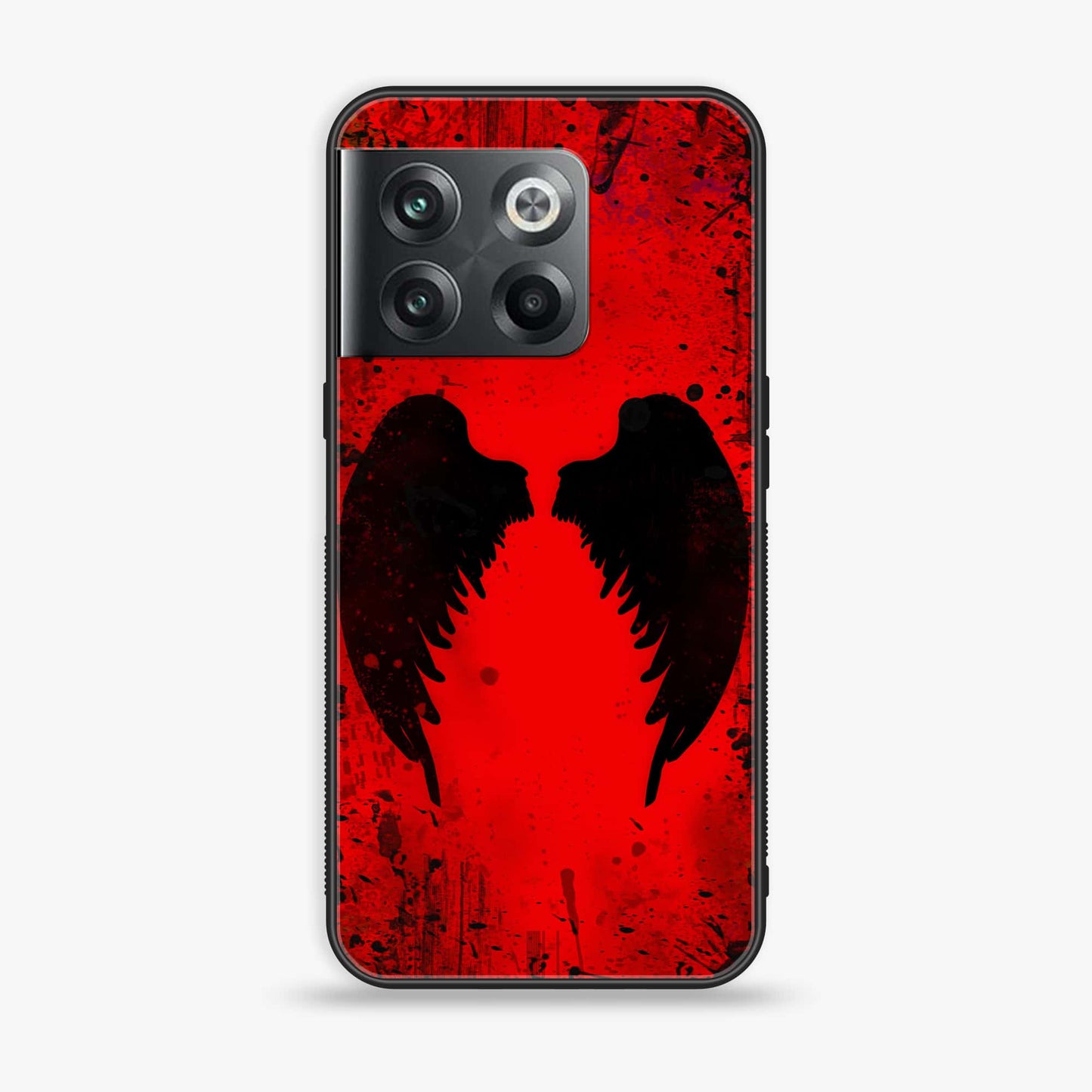 Oneplus 10T  Angel Wings 2.0 Design 3 Premium Printed Glass soft Bumper shock Proof Case CS-39050