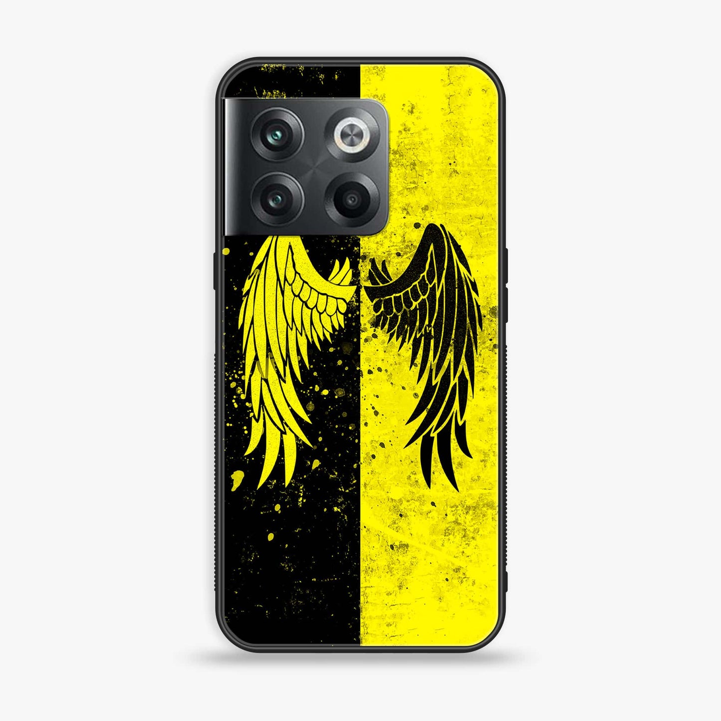 Oneplus 10T  Angel Wings 2.0 Design 3 Premium Printed Glass soft Bumper shock Proof Case CS-39050