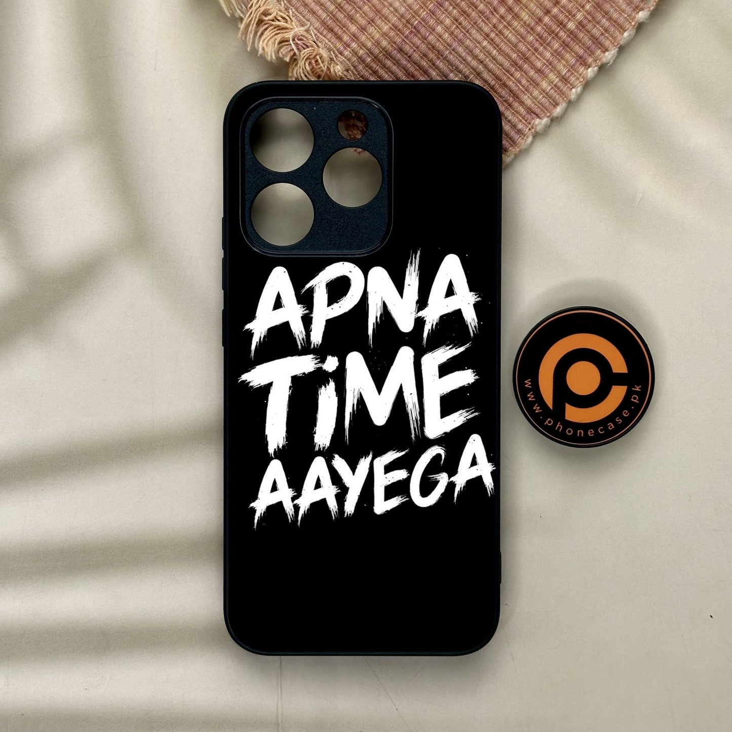 Realme 15T - Apna Time Ayega - Premium Metal Printed Soft Bumper Shock Proof Case