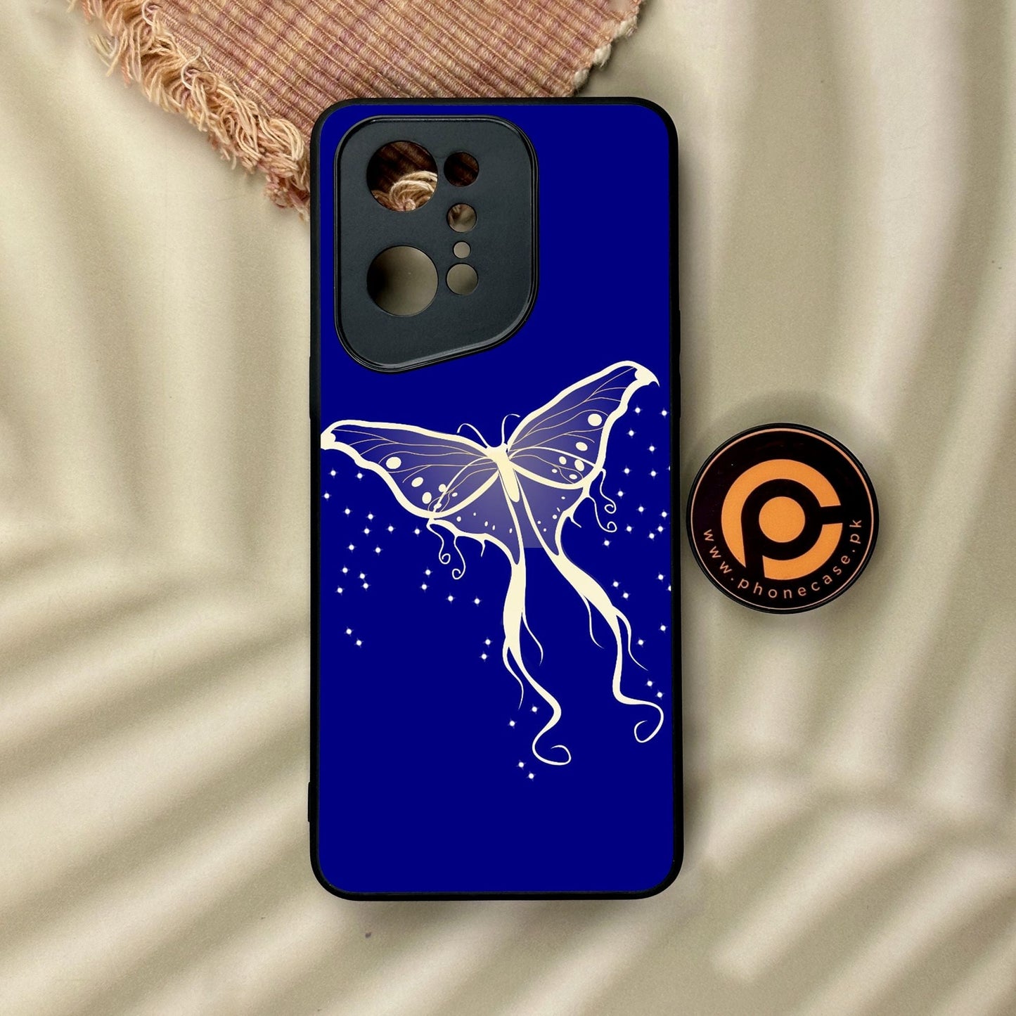 Oppo Find X5 Pro - Butterflies Design 1 - Premium Metal Printed Soft Bumper Shock Proof Case