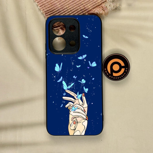 Xiaomi Redmi 15C - Butterflies Design 2 - Premium Metal Printed Soft Bumper Shock Proof Case