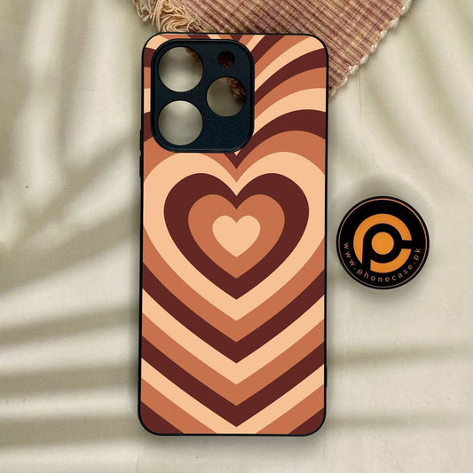 Realme Note 70 - Heartbeat Design 2 - Premium Metal Printed Soft Bumper Shock Proof Case