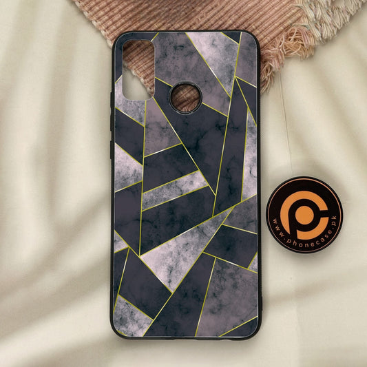 Honor 9X Lite - Geometric Design 2 - Premium Metal Printed Soft Bumper Shock Proof Case