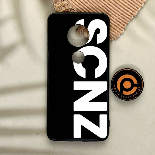 Motorola Moto G7 - Scnz - Premium Metal Printed Soft Bumper Shock Proof Case