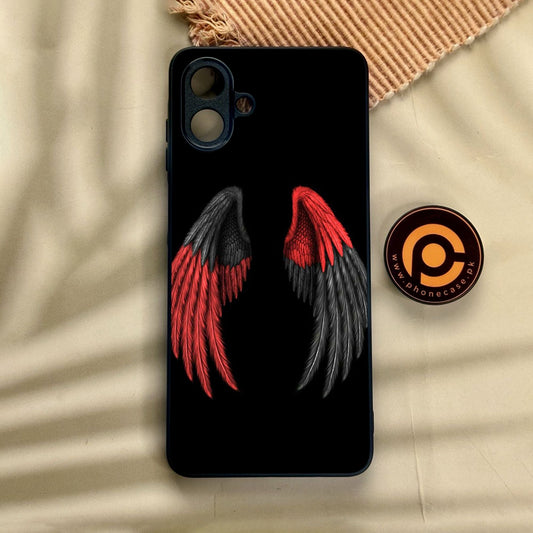 Samsung Galaxy A07 - Angel Wings Design 7 - Premium Metal Printed Soft Bumper Shock Proof Case