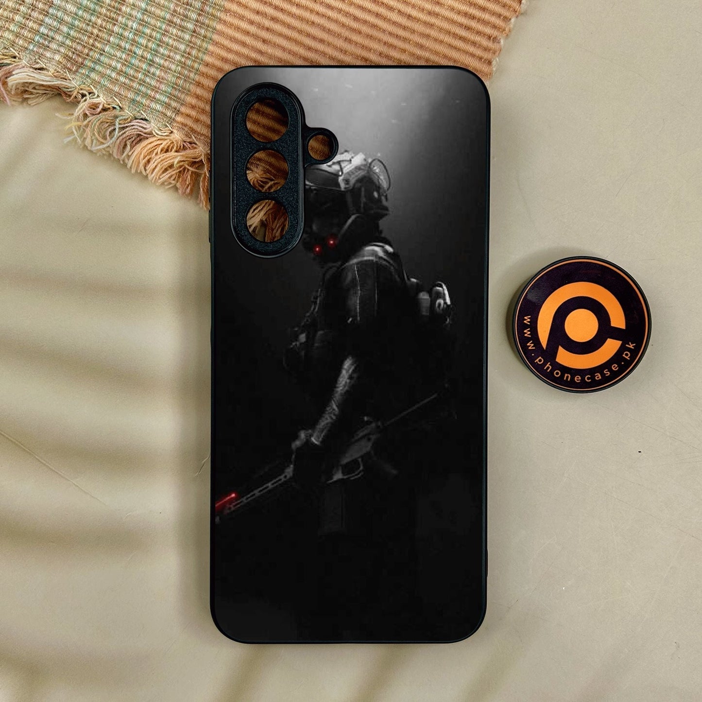 Samsung Galaxy A17 - Black Art Design 9 - Premium Metal Printed Soft Bumper Shock Proof Case