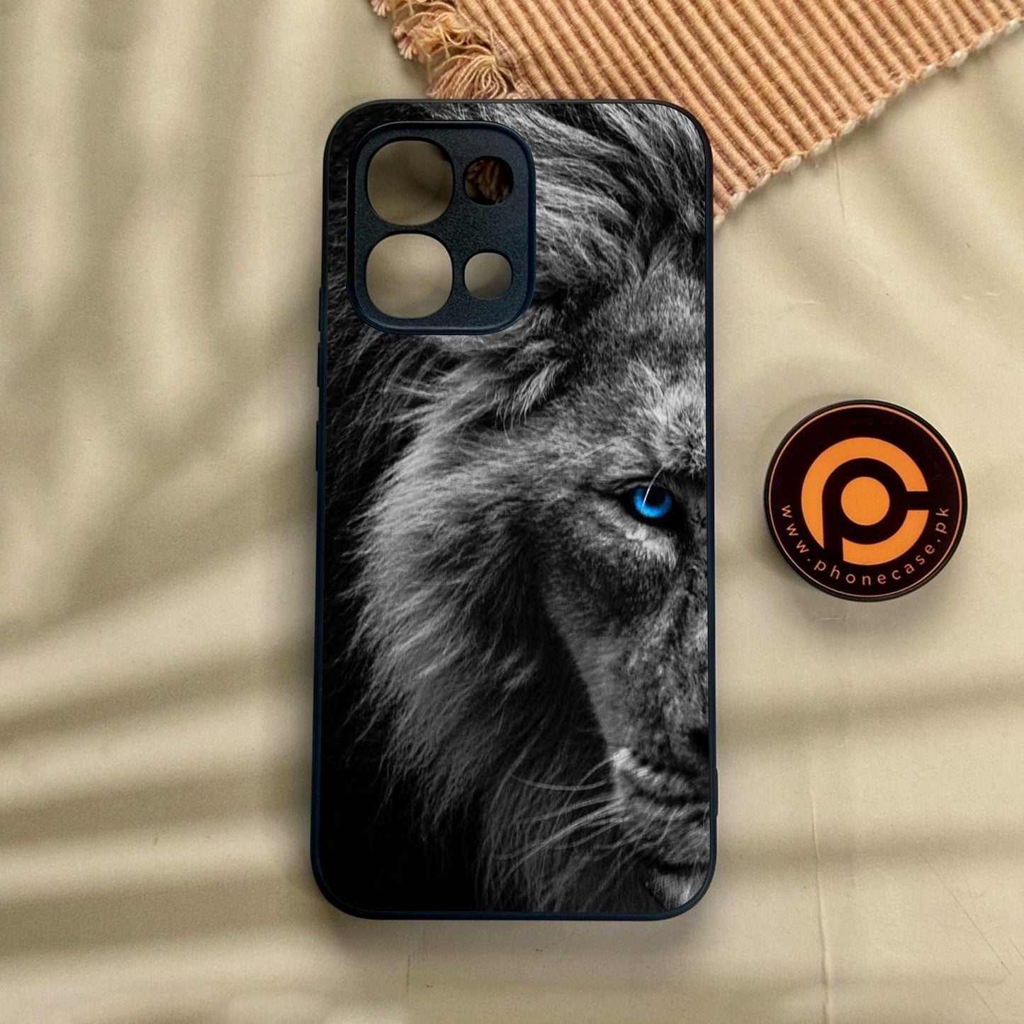 Oppo A6 Pro - Tiger Design 8 - Premium Metal Printed Soft Bumper Shock Proof Case