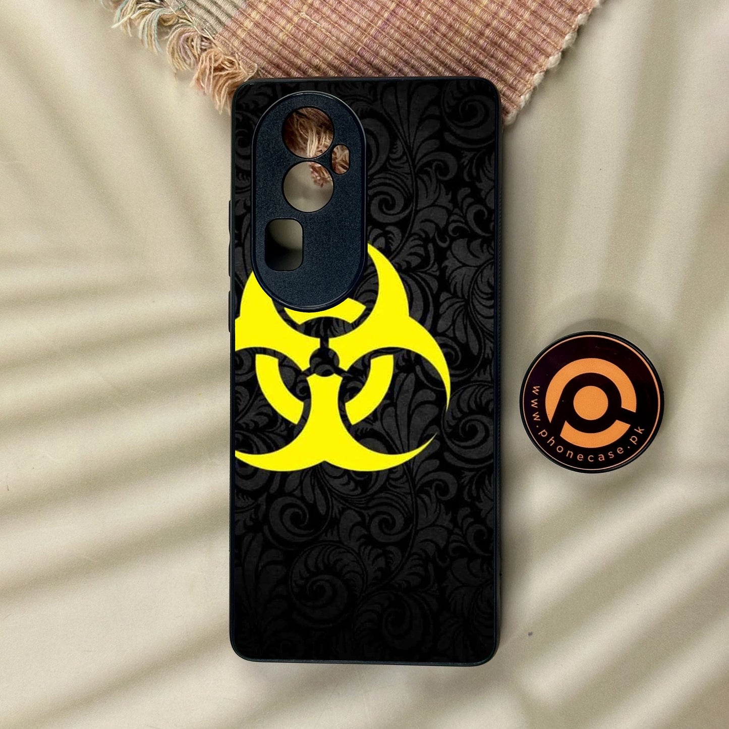 Oppo Reno 10 Pro Plus - Biohazard Design 10 - Premium Metal Printed Soft Bumper Shock Proof Case