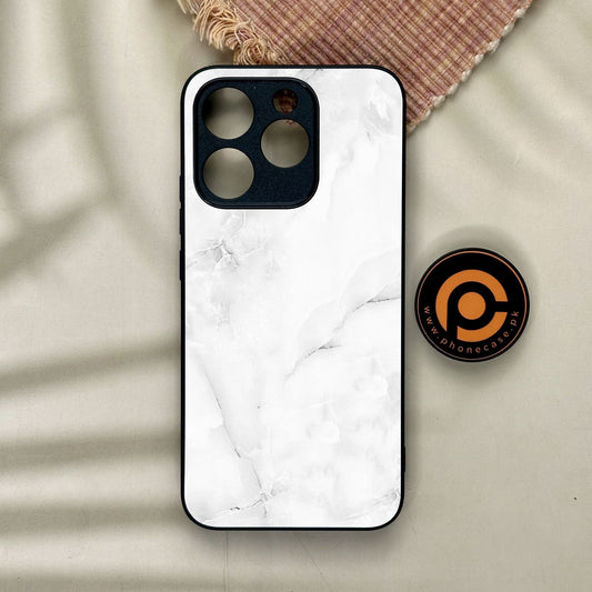 Realme 15T - White Design 5 - Premium Metal Printed Soft Bumper Shock Proof Case