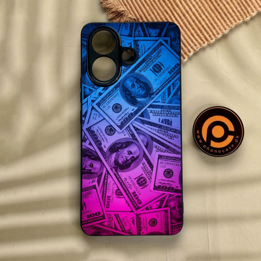 Vivo V60 Lite  - Dollar Design 3 - Premium Metal Printed Soft Bumper Shock Proof Case