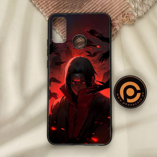 Honor 9X Lite - Red Rings Itachi - Premium Metal Printed Soft Bumper Shock Proof Case