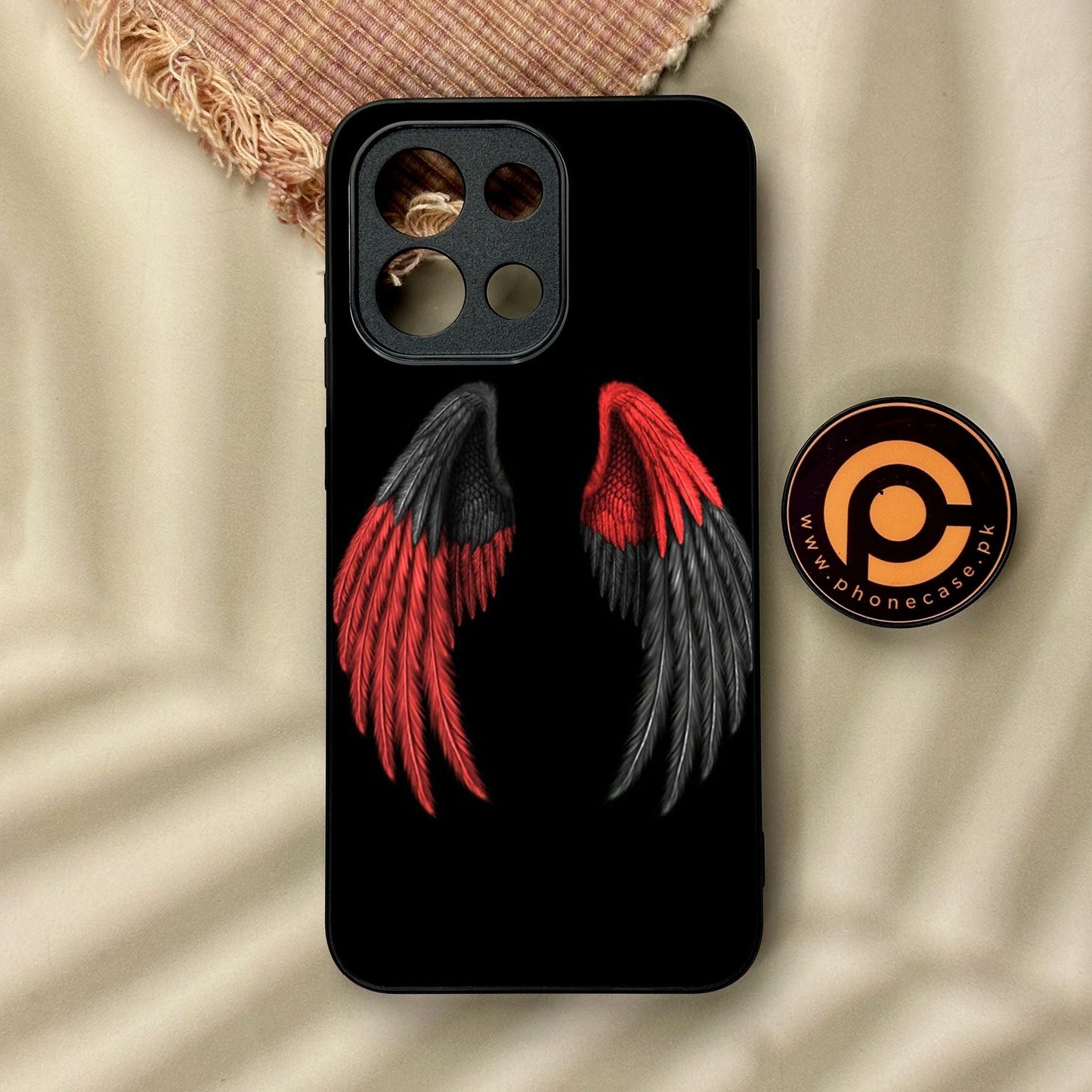 OnePlus 13s - Angel Wings Design 7 - Premium Metal Printed Soft Bumper Shock Proof Case