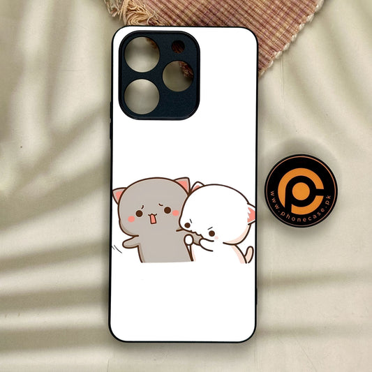 Realme Note 70 - Cute Bubu Dudu Design 9 - Premium Metal Printed Soft Bumper Shock Proof Case