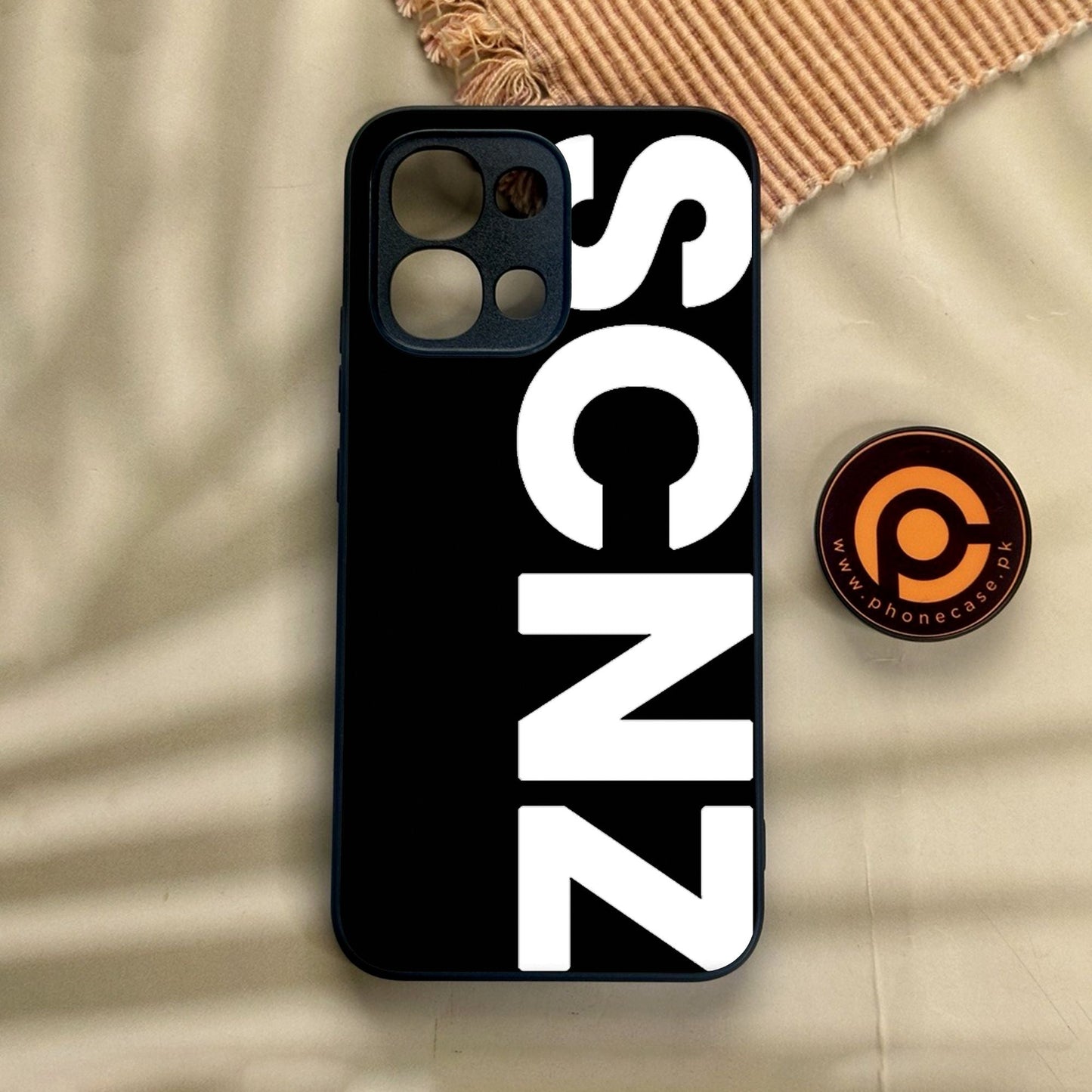 Oppo A6 Pro - Scnz - Premium Metal Printed Soft Bumper Shock Proof Case