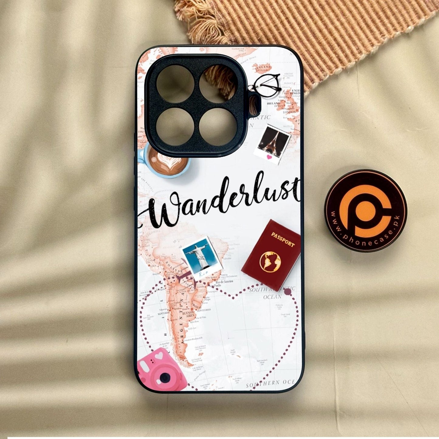 Xiaomi 15T Pro - World Journey - Premium Metal Printed Soft Bumper Shock Proof Case