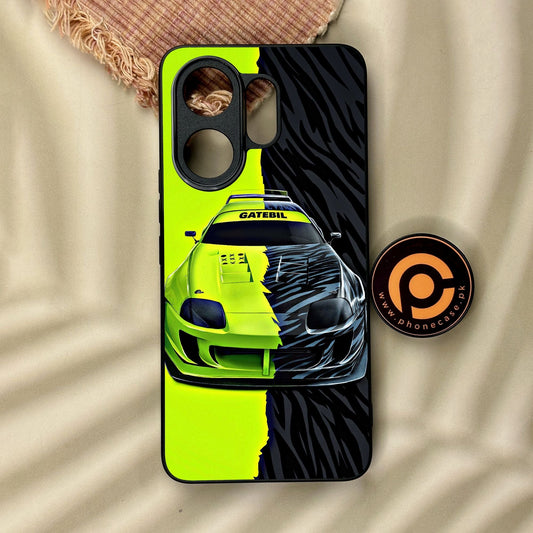 Vivo V60 - Racing Series 2.0 Design 3 - Premium Metal Printed Soft Bumper Shock Proof Case