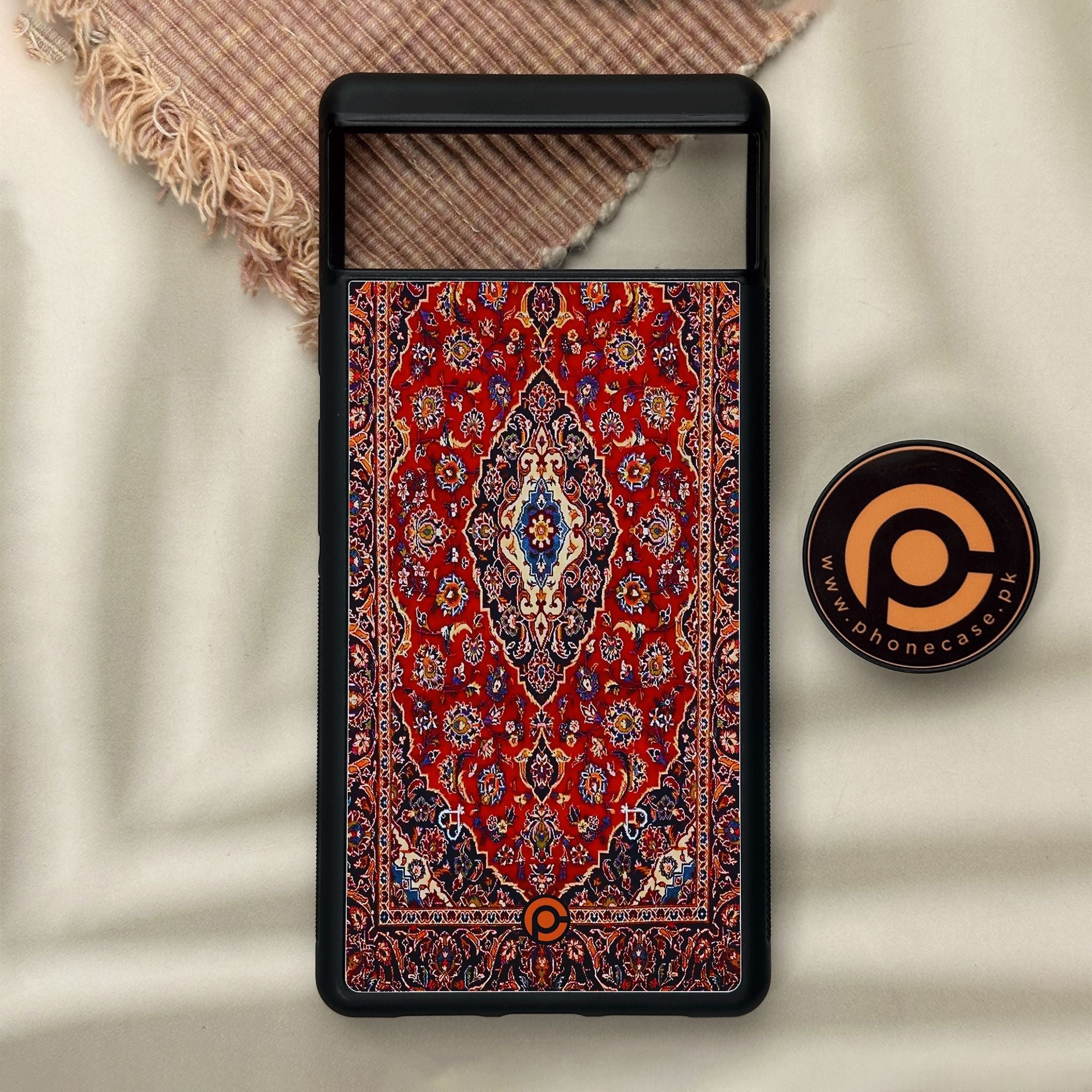 Google Pixel 6 - Persian Rug Design 2 - Premium Metal Printed Soft Bumper Shock Proof Case