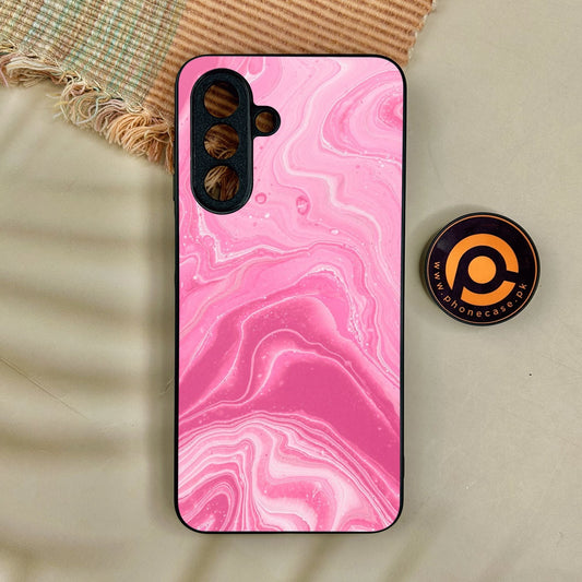 Samsung Galaxy A17 - Pink Design 3 - Premium Metal Printed Soft Bumper Shock Proof Case