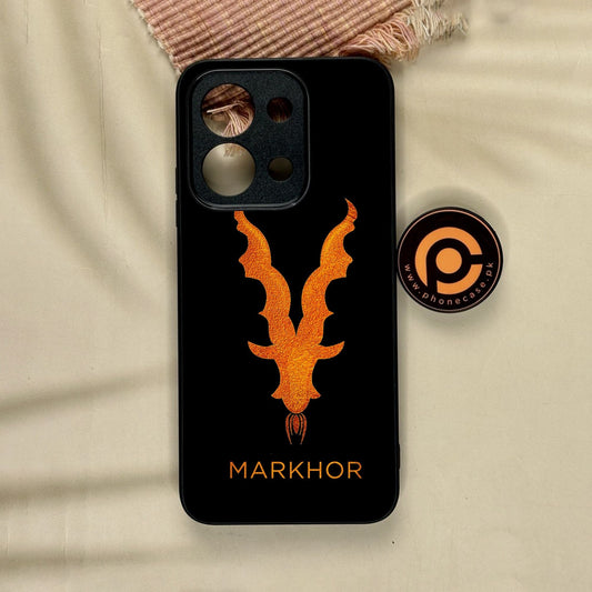 Xiaomi Redmi 15C - Markhor Design 12 - Premium Metal Printed Soft Bumper Shock Proof Case