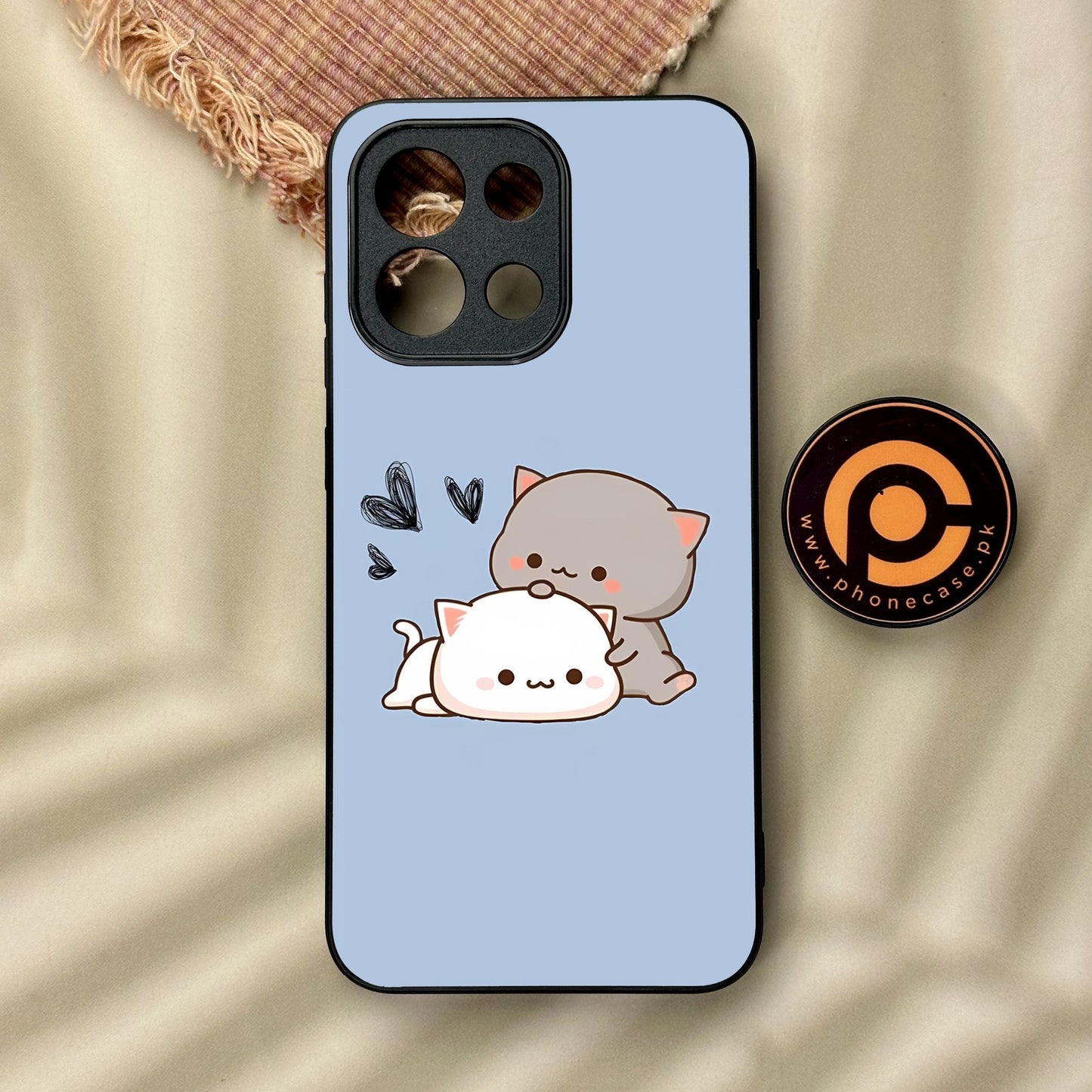 OnePlus 13T - Cute Bubu Dudu Design 3 - Premium Metal Printed Soft Bumper Shock Proof Case