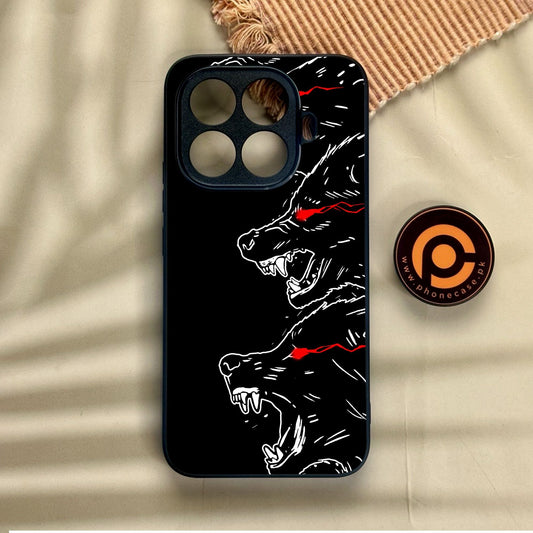 Xiaomi 15T Pro - Black Art Design 7 - Premium Metal Printed Soft Bumper Shock Proof Case