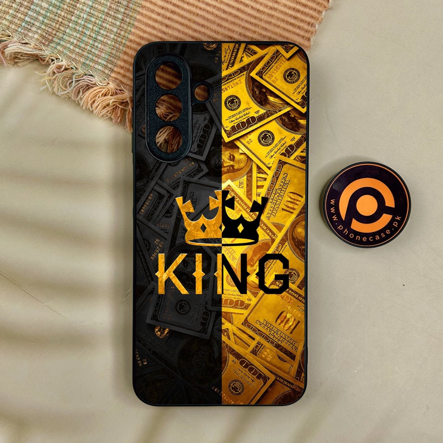 Samsung Galaxy A17 - King Design 9 - Premium Metal Printed Soft Bumper Shock Proof Case