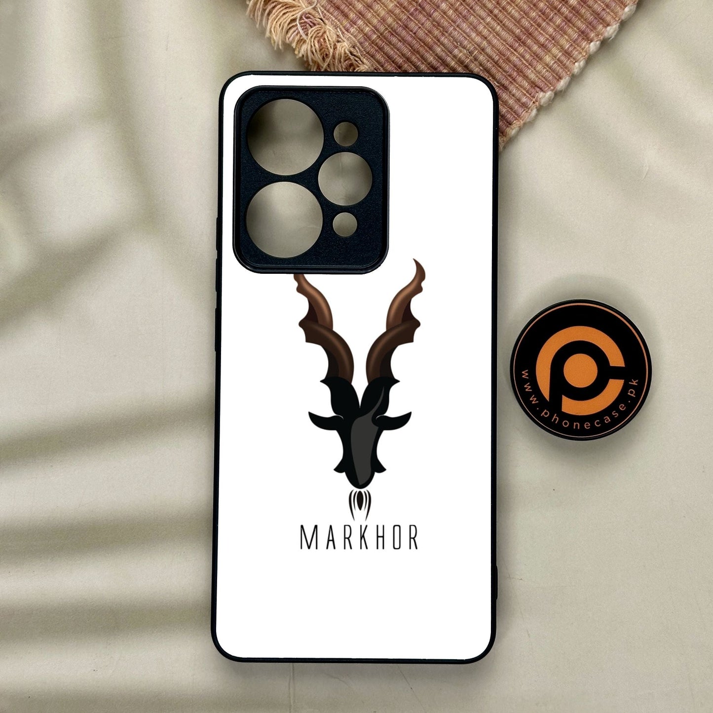 Realme 15 Pro - Markhor Design 2 - Premium Metal Printed Soft Bumper Shock Proof Case
