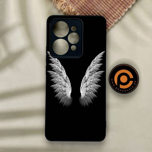 Realme 15 - Angel Wings Design 6 - Premium Metal Printed Soft Bumper Shock Proof Case