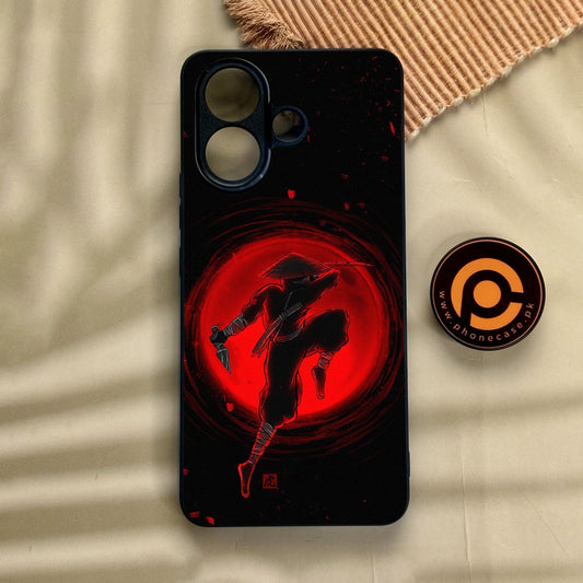 Vivo V60 Lite  - Ninja Design 5 - Premium Metal Printed Soft Bumper Shock Proof Case