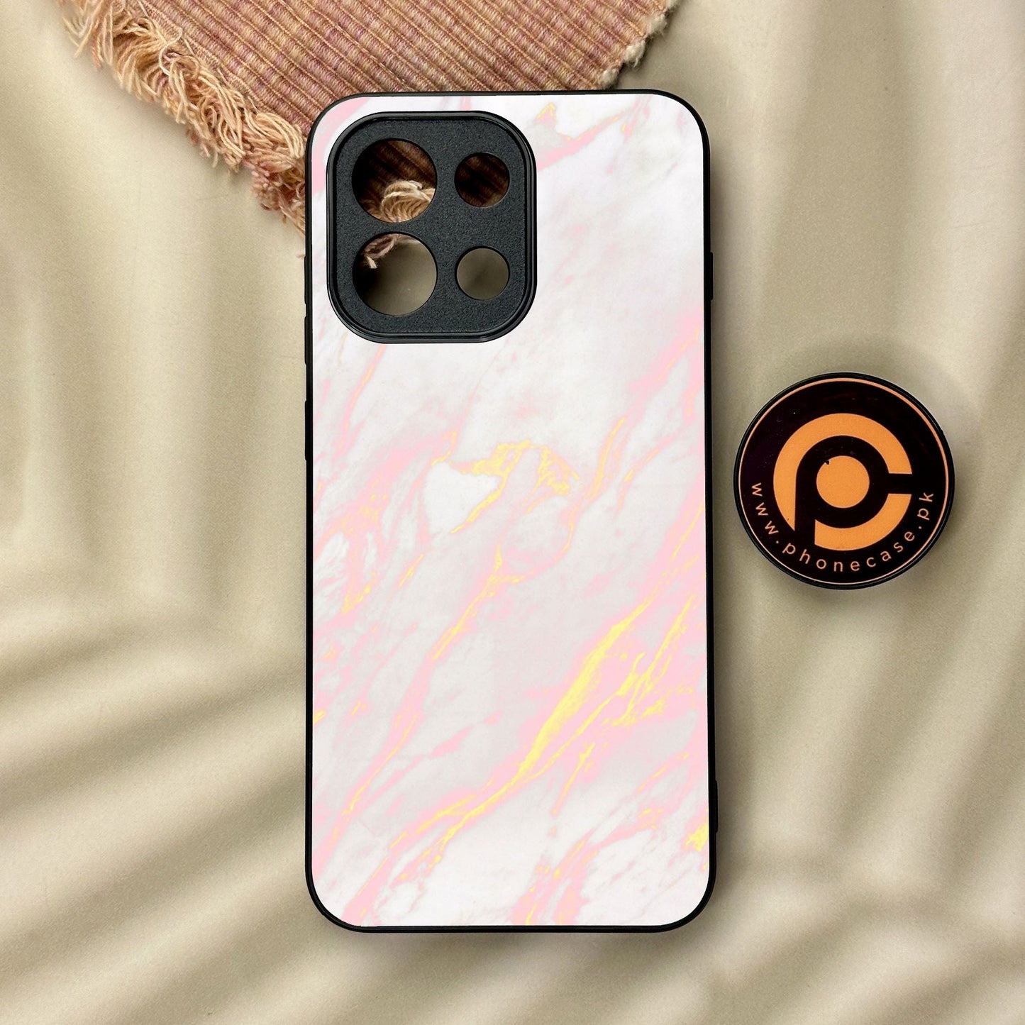 OnePlus 13T - Pink Design 7 - Premium Metal Printed Soft Bumper Shock Proof Case