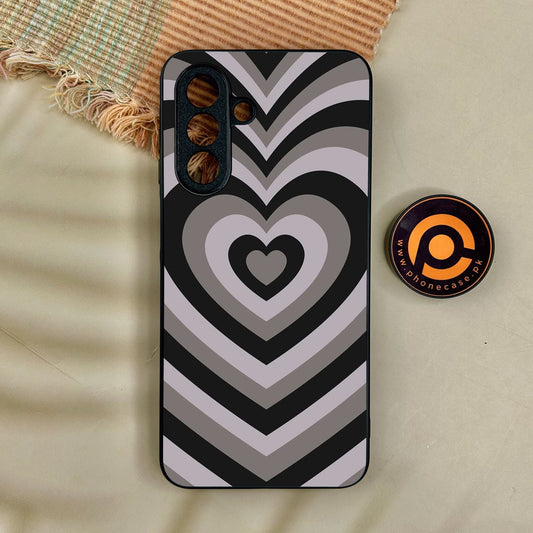 Samsung Galaxy A17 - Heartbeat Design 1 - Premium Metal Printed Soft Bumper Shock Proof Case